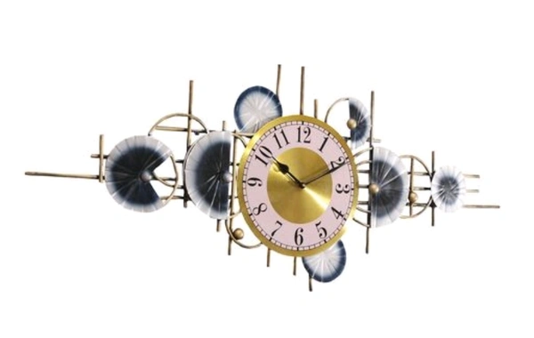  Decorative Metal  Wall Clock  -  Free Size,  Metal,  Decorative,  Pack of 1